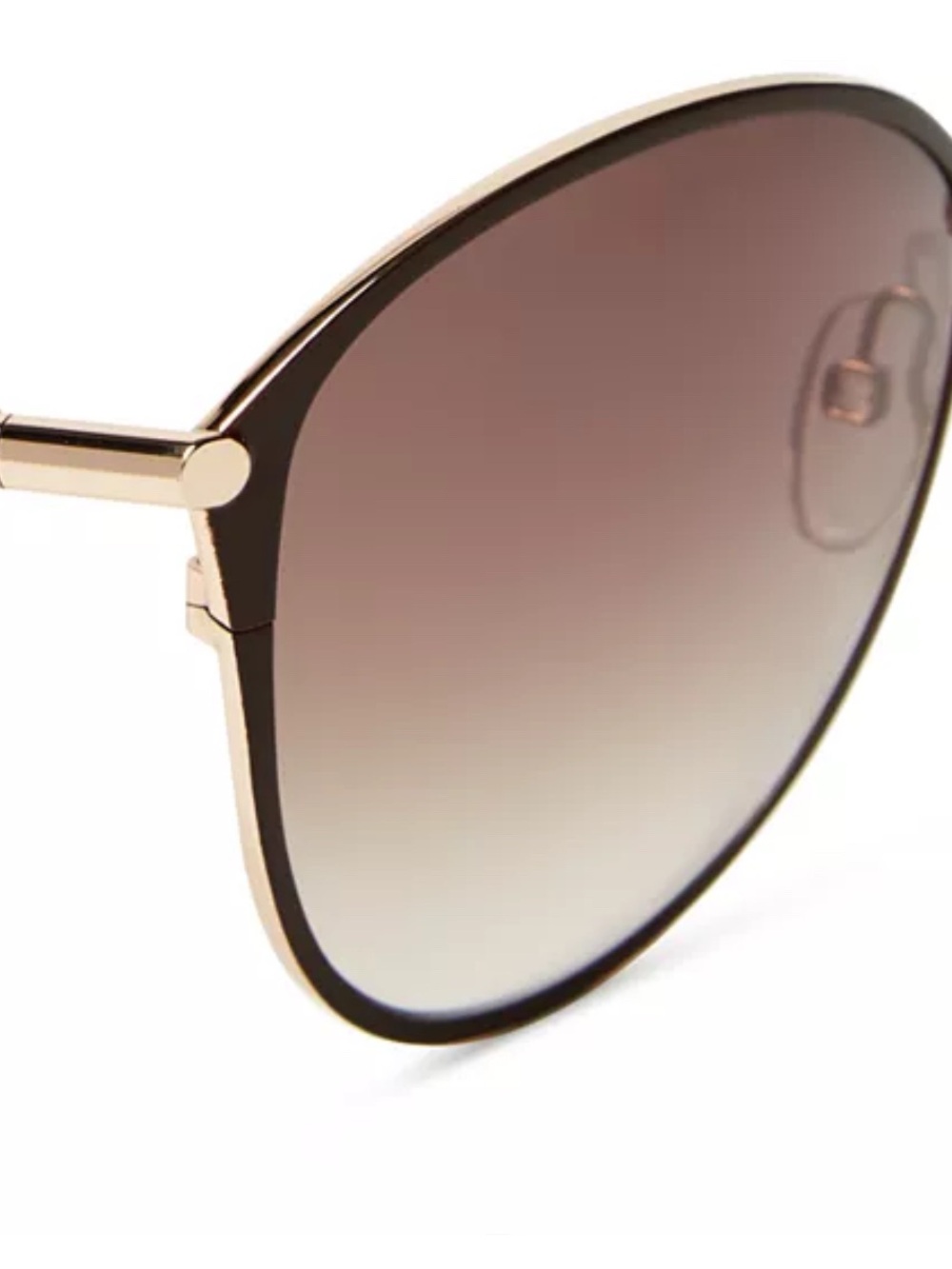 TOM FORD Penelope Sunglasses 59MM Polarized Lens Oversize Round gradient brown - Picture 4 of 12